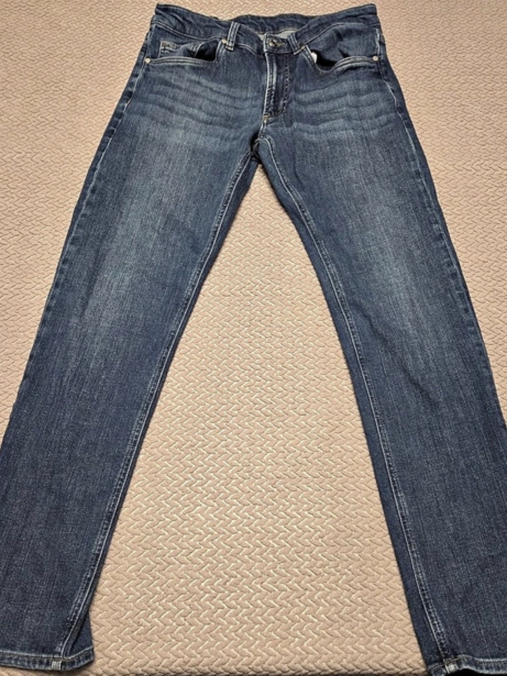 Peter Millar Crown Crafted Men's Straight Jeans Blue Waist 33/32